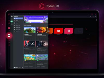 Opera GX Gaming Browser Update Adds Discord Integration and Other Features