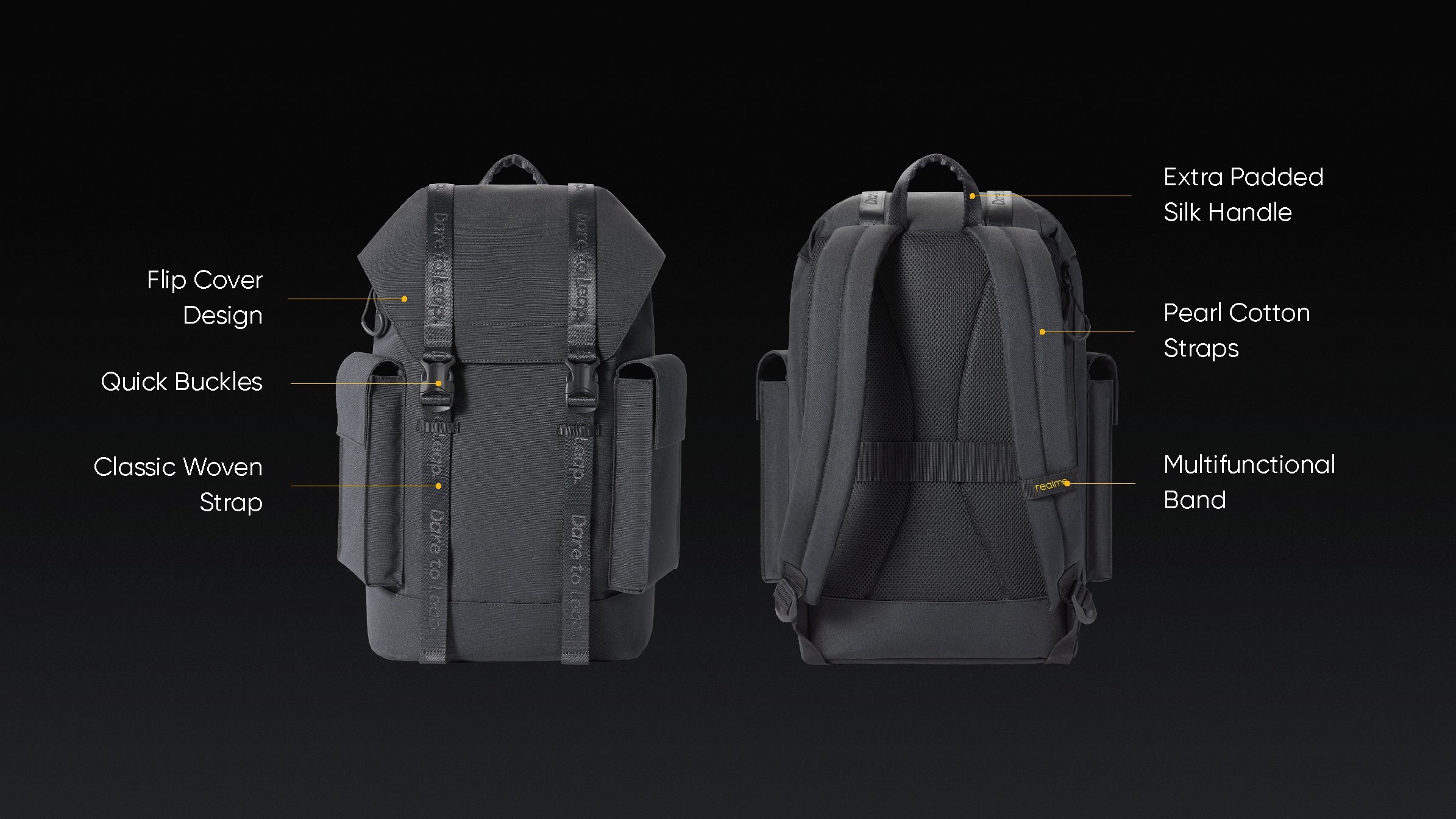 Realme Adventurer Backpack with IPX4 Rating Launched in India for Rs. 1,499