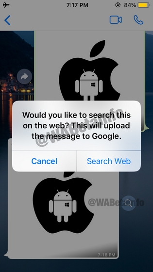Search Messages on Web for iOS
