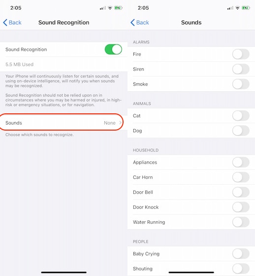 Utiliser La Reconnaissance Sonore Ios 14 Pour Identifier Les Sons 3