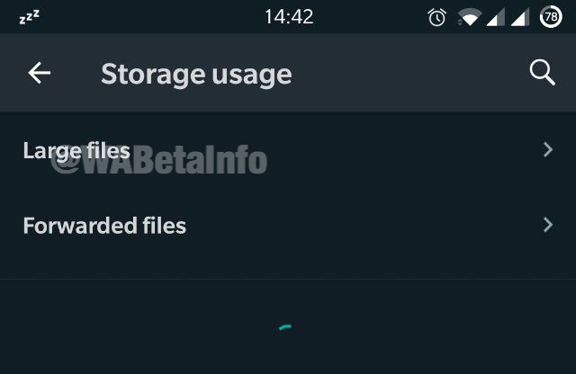 Whatsapp Storage Use Redesign