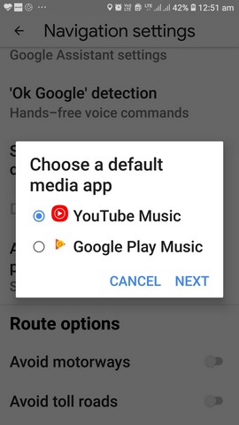 YT Music in GMaps 5