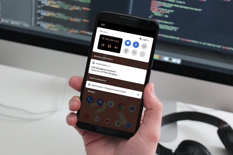 You Can Move Media Media Playback Controls to Quick Settings in Android 11 Beta