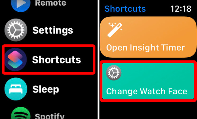 Change Watch Face With Siri Shortcuts Step 6