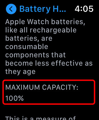 How to Check Apple Watch Battery Health in watchOS 7