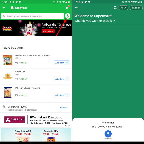 Flipkart’s Grocery Delivery Service Gains Voice Assistant Support