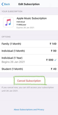 iPhone how to cancel subs 3