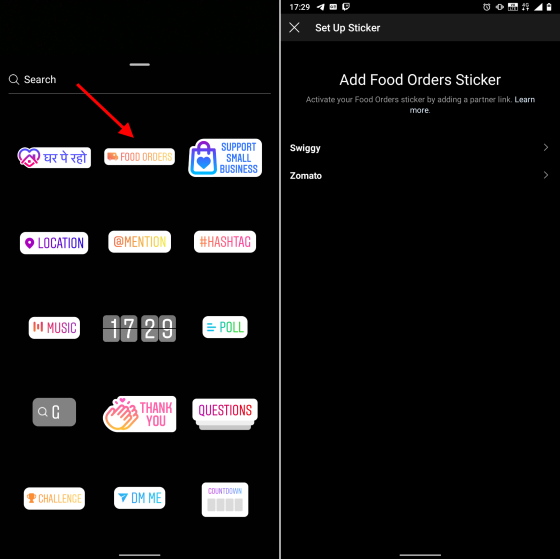 Instagram Partners with Swiggy, Zomato to Let Restaurants Add 'Food