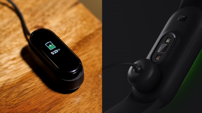 mi band 4 vs mi band 5 charging