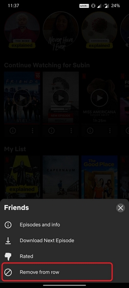 netflix removed rewind button