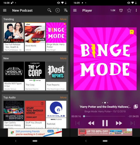 best podcasts on pocket casts