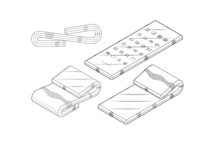 samsung patent dual folding phone