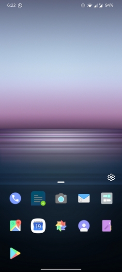 three rows in dock ms launcher