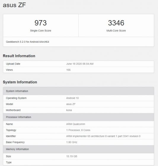 Asus ZenFone 7 Spotted on Geekbench; Here Are the Key Specs