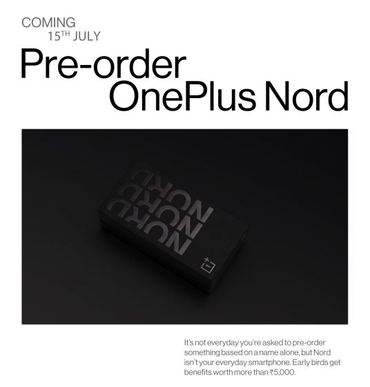 OnePlus Nord Goes Up for Pre-Order on July 15 in India; AR Invite Costs Rs. 99