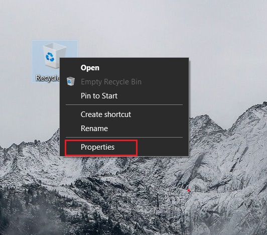 Bypass Recycle Bin and Delete Files Directly on Windows 10