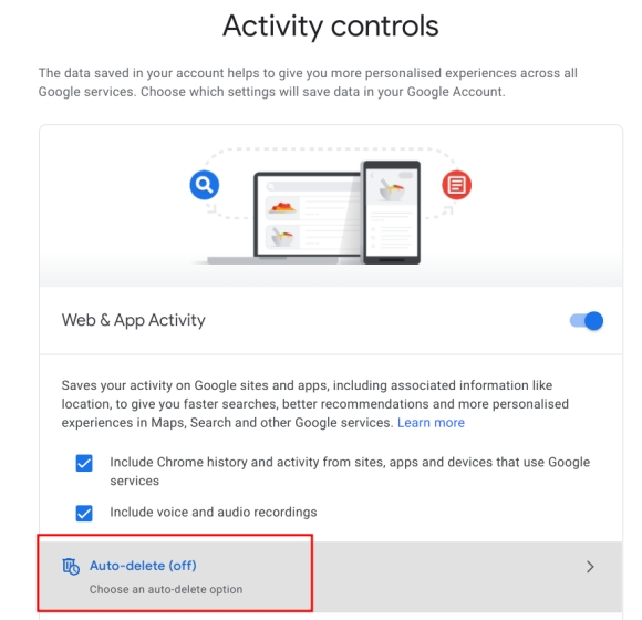 How To Auto Delete Web And Location History On Google Beebom