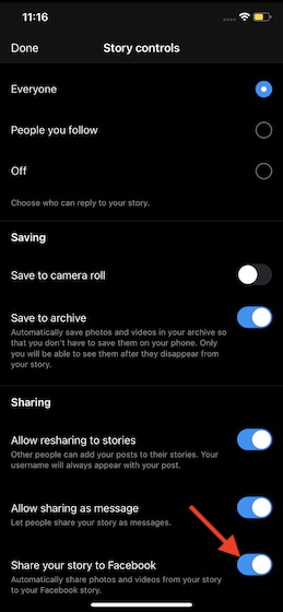 Automatically share Instagram Reels on Facebook