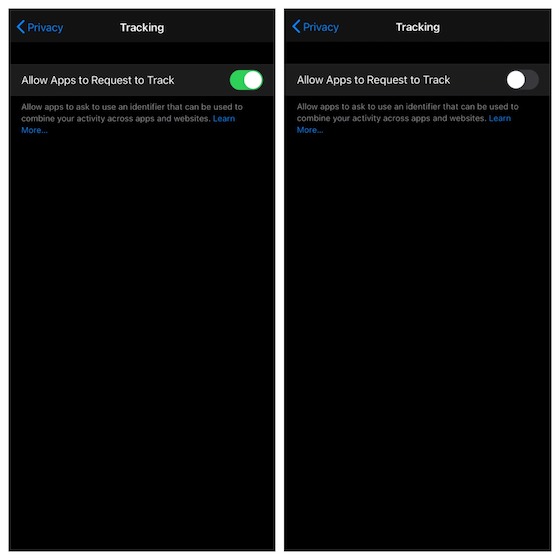 How to Stop Apps from Requesting to Track in iOS 14 | Beebom
