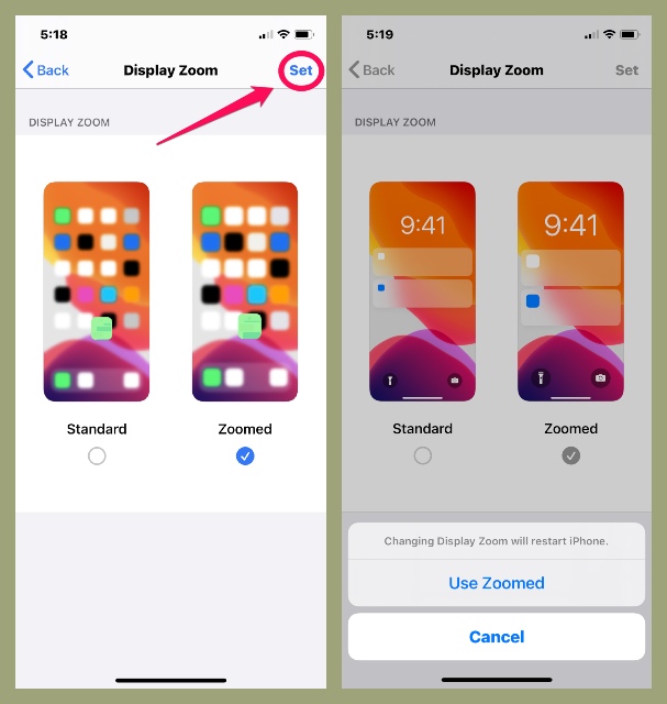 Apple Brings “Display Zoom” to 5.8inch iPhones; How to Turn It On