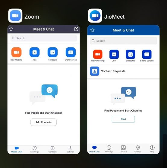 zoom vs jiomeet