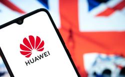 Huawei UK flag shutterstock website