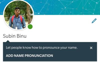 LinkedIn Now Lets You Record and Display Your Name’s Pronunciation