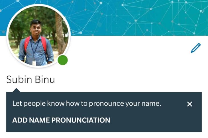 LinkedIn Now Lets You Record and Display Your Name’s Pronunciation