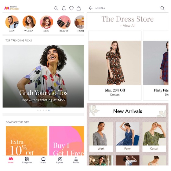 shein and other websites