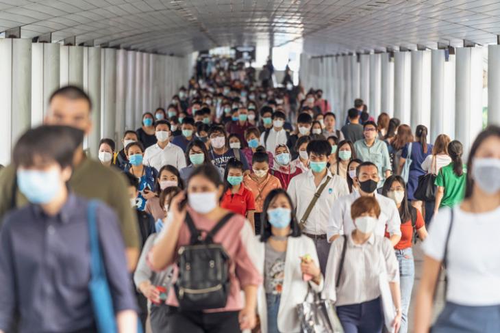 People wearing masks shutterstock website