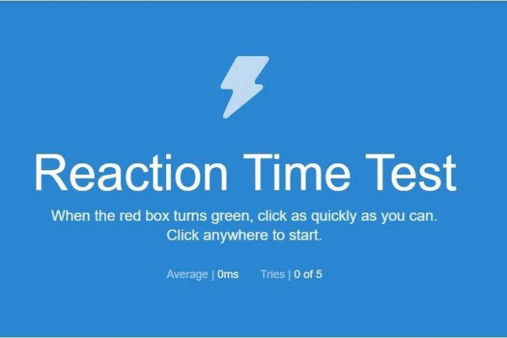 Reaction Time test feat.