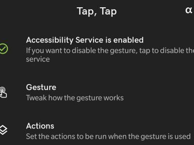 Tap, Tap App Brings Back Tap Gestures to Your Android Phone
