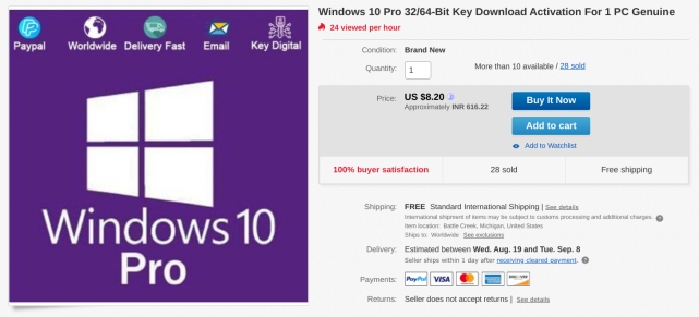 cheap windows 10 pro key