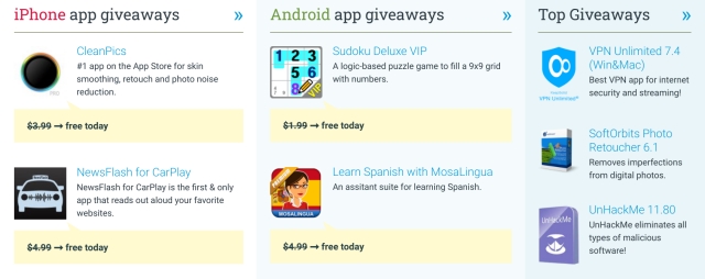 Android Giveaway of the Day - free licensed android apps and games daily