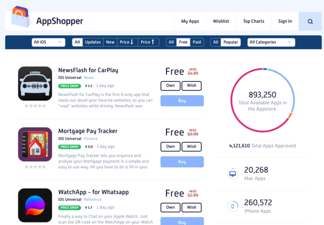 9. AppShopper