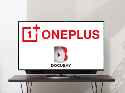 oneplus tv docubay partnership