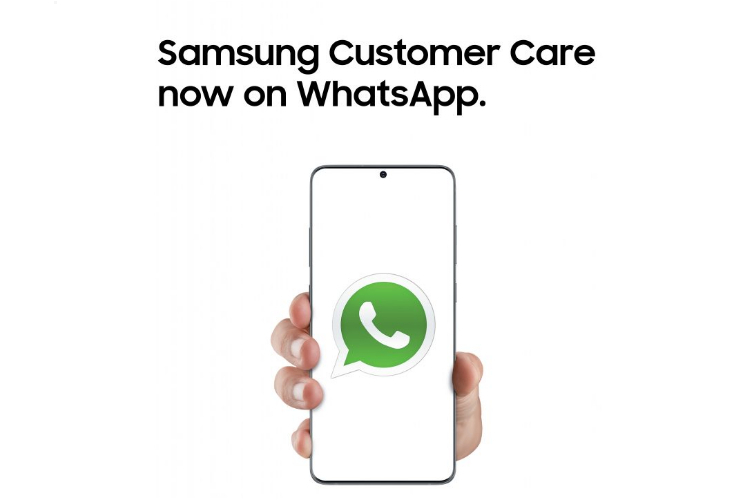 samsung customer care whatsapp