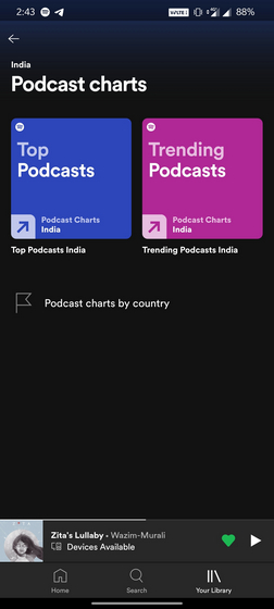 spotify podcast charts