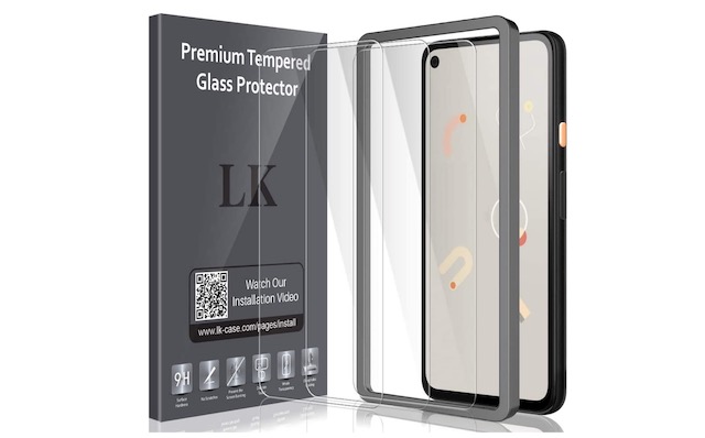 1. LK Tempered Glass Screen Protector for Google Pixel 4a