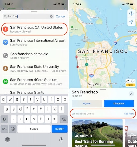 1. Use the New Guides Feature in Apple Maps