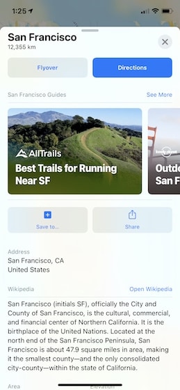 2. Use the New Guides Feature in Apple Maps