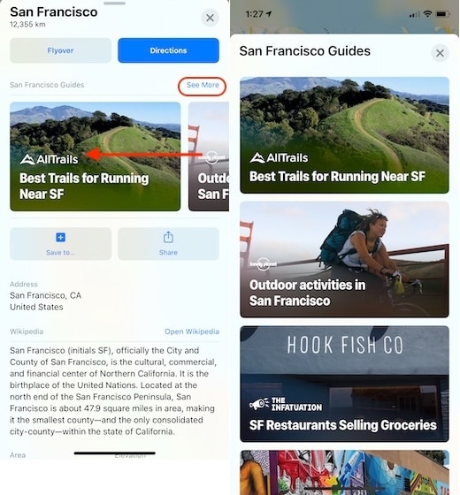 3. Use the New Guides Feature in Apple Maps