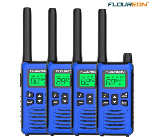 4 Pack Walkie Talkie for Kids FLOUREON Two Way Radio