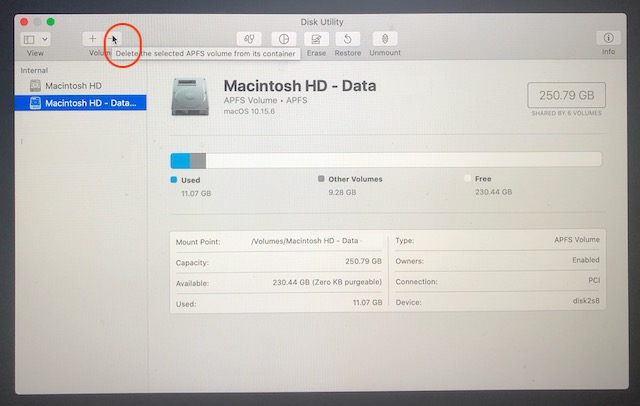 factory reset macos mojave