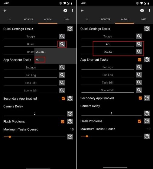 Change Preferred Network Type With Tasker