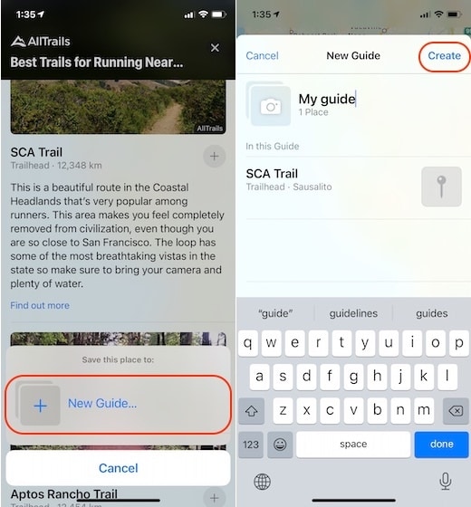 6. Use the New Guides Feature in Apple Maps