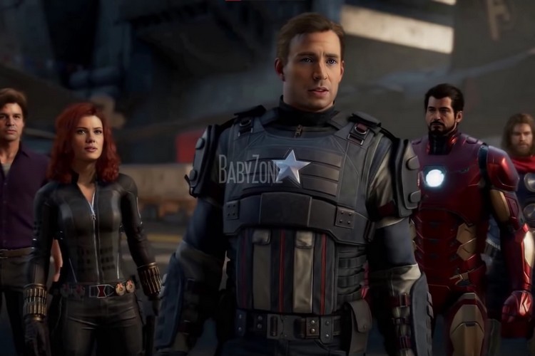 Avengers game with real actors' faces feat.