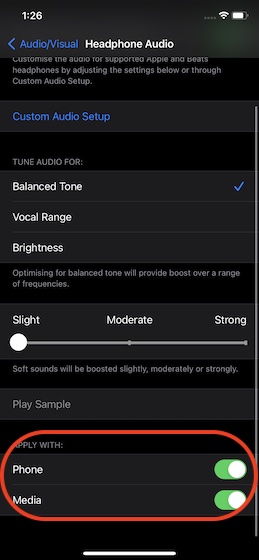 Customize headphone audio levels on your iPhone or iPad - Apple Support