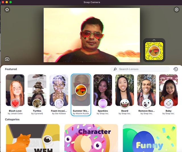 How to Use Snap Camera Filters on Zoom, Skype, and Google Meet Beebom