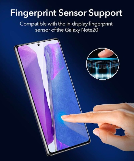 ESR Tempered-Glass Screen Protector for The Samsung Galaxy Note 20